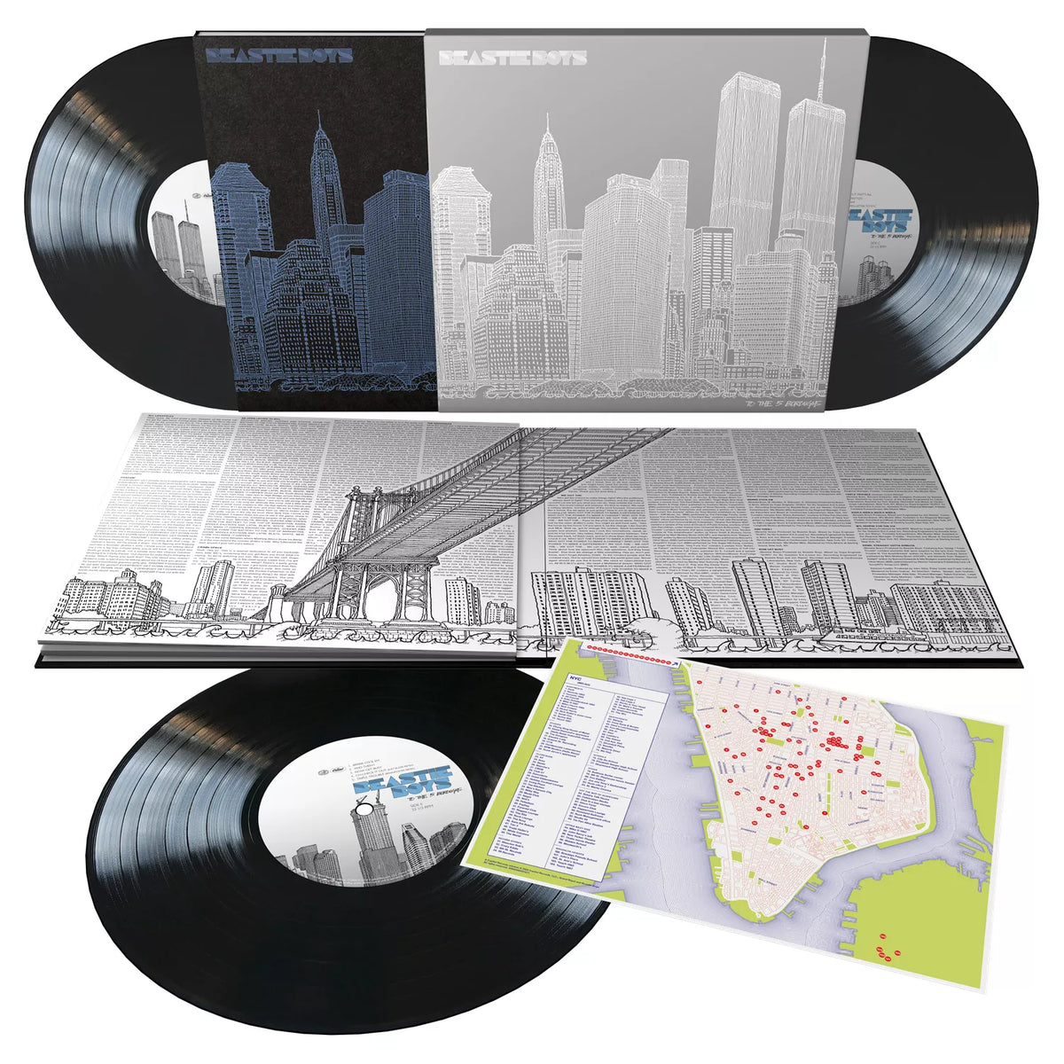 HIPHOP LP 6枚セット　全てUSオリジナル　beastie boys 0602465537277-transparent-