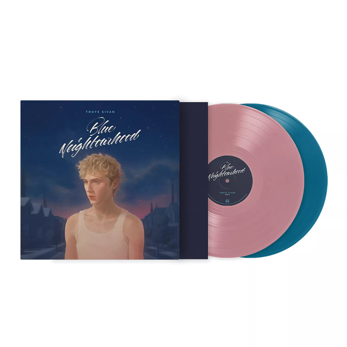 Troye sivan レコード lp blue neighborhood 0602478986796-transparent-