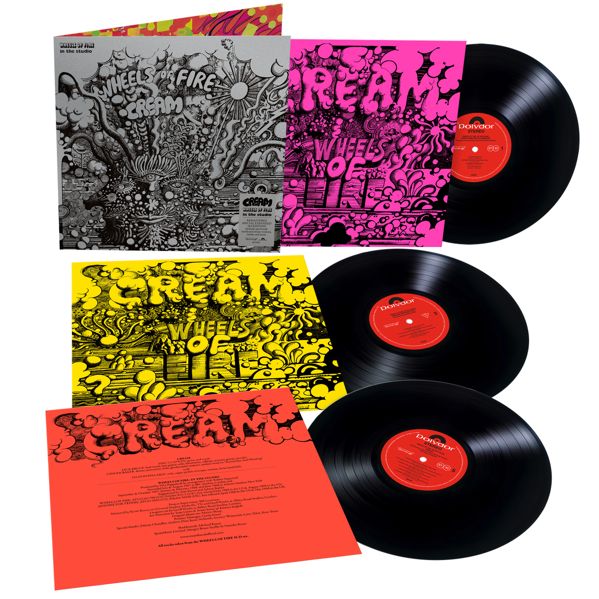 Wheels Of Fire (In The Studio Deluxe Expanded Edition 3LP) - Cream Wheels Of Fire (In The Studio Deluxe Expanded Edition 3LP) - Cream