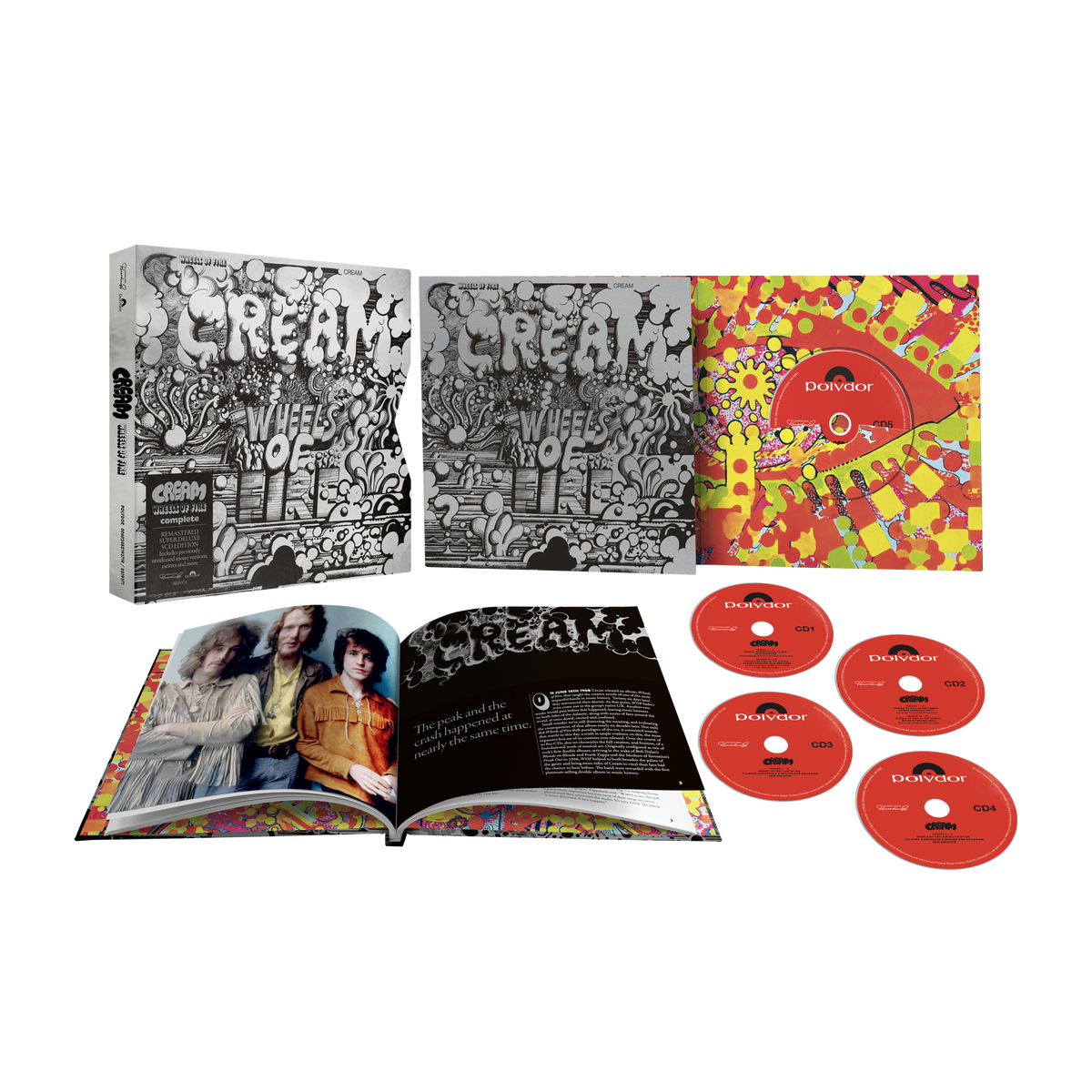 Cream Wheels of Fire 旧規格　未開封 Wheels Of Fire (Deluxe Expanded Edition 5CD) - Cream | Platenzaak.nl