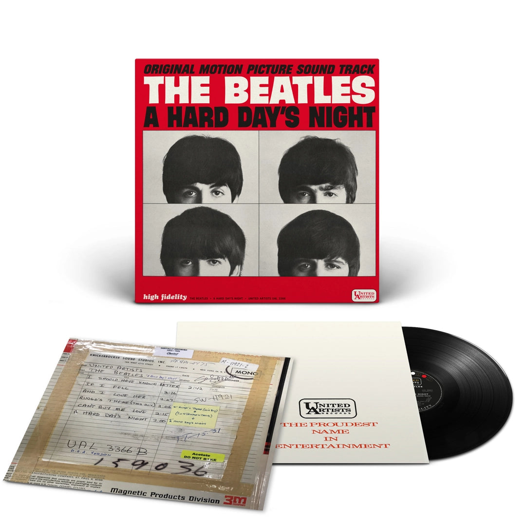 UK最初回The Beatles A Hard Day's Night太字PCM