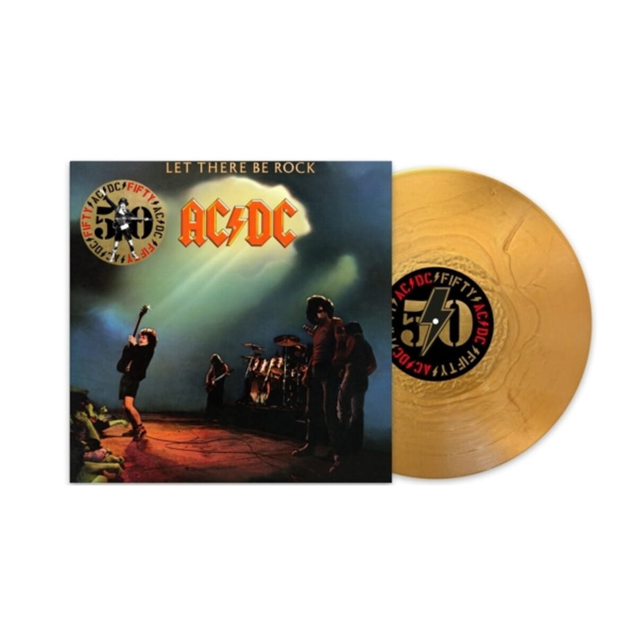 ●美品 希少 帯付 LP 2点 AC/DC LET THERE BE ROCK● AC/DC - Let There Be Rock (50th Anniversary Gold LP) kopen | 1 LP