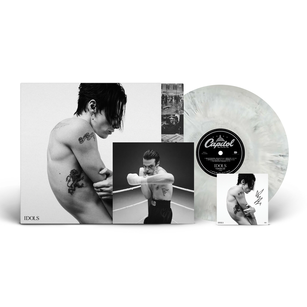 Idols “Distant Smoke” Marble Vinyl + Signed Art Card - YUNGBLUD - platenzaak.nl