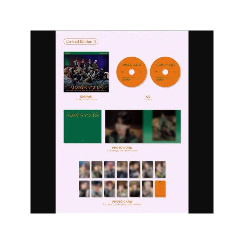 SEVENTEEN JAPAN BEST ALBUM [ALWAYS YOURS] (Limited Edition B) (CD) - SEVENTEEN - platenzaak.nl