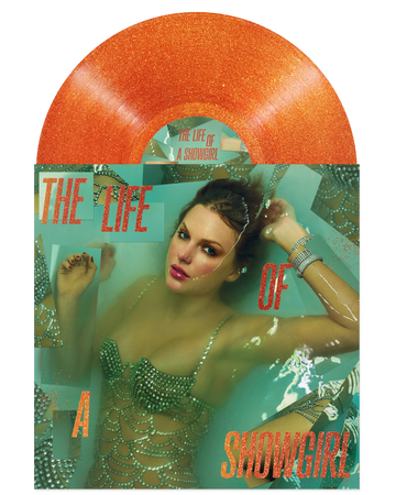 THE LIFE OF A SHOWGIRL: SWEAT AND VANILLA PERFUME PORTOFINO ORANGE GLITTER VINYL - Taylor Swift - platenzaak.nl