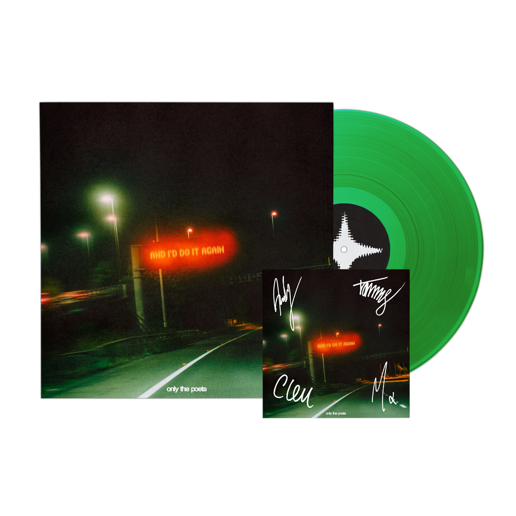 and i'd do it again - Store Exclusive Colour Vinyl + Signed Artcard - Only The Poets - platenzaak.nl