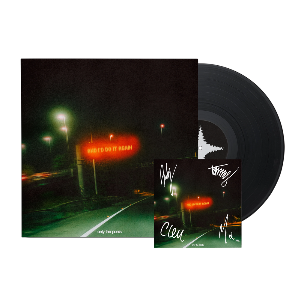 and i'd do it again - Vinyl + Signed Artcard - Only The Poets - platenzaak.nl