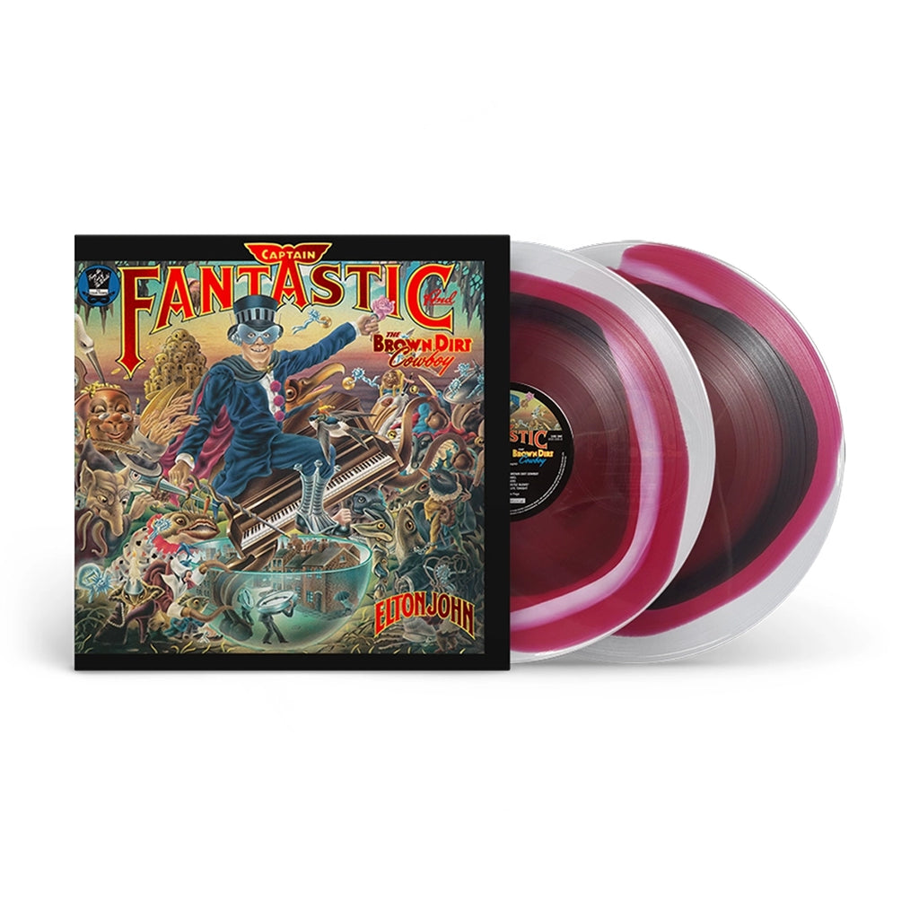 Captain Fantastic and the Brown Dirt Cowboy (50th Anniversary Edition Tri-Color 2LP) - Elton John - platenzaak.nl