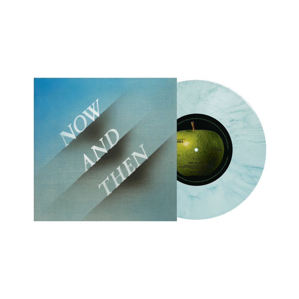 Now and Then - 7 Inch Blue/White Marble Vinyl - The Beatles - platenzaak.nl