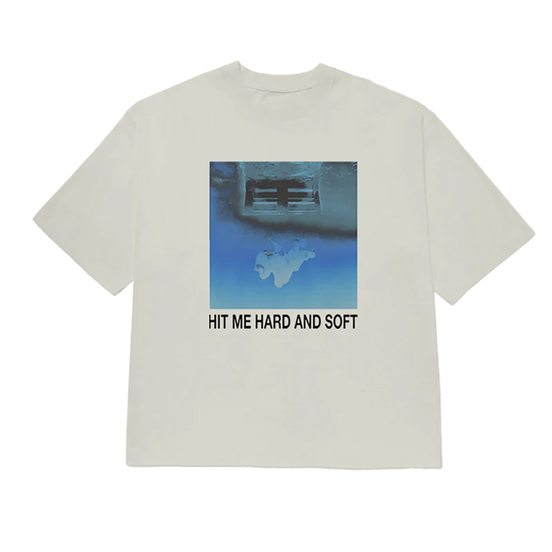HIT ME HARD AND SOFT White Cover Tee - Billie Eilish - platenzaak.nl