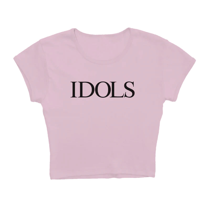 IDOLS WEEP PINK BABY T-SHIRT - YUNGBLUD - platenzaak.nl