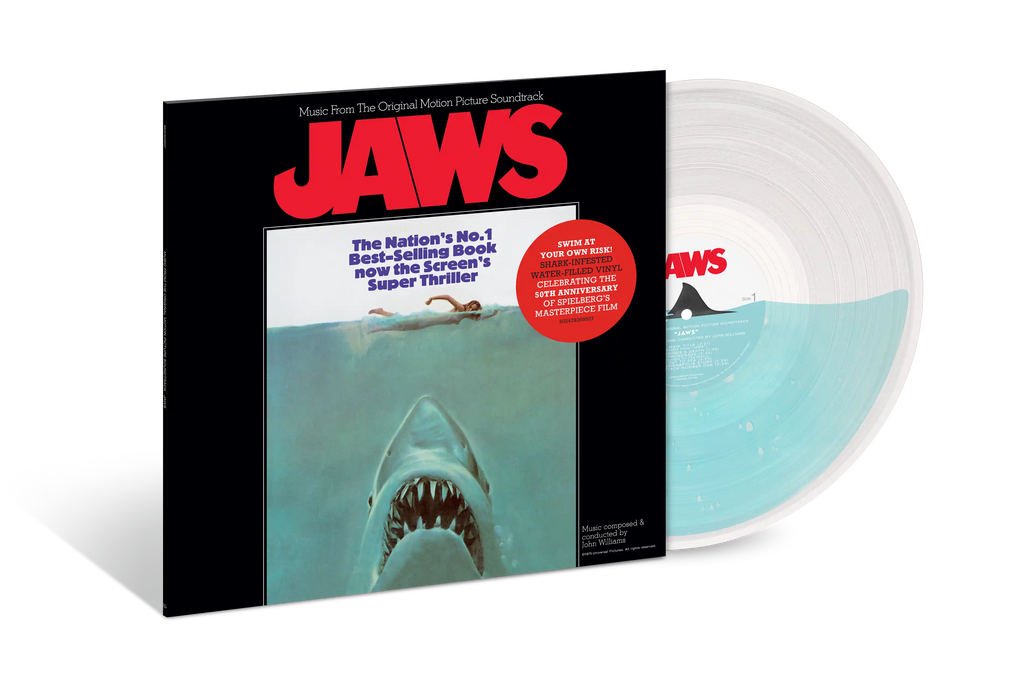 Jaws (Music From The Original Motion Picture Soundtrack) - "Shark-Infested" Water-Filled LP - John Williams - platenzaak.nl