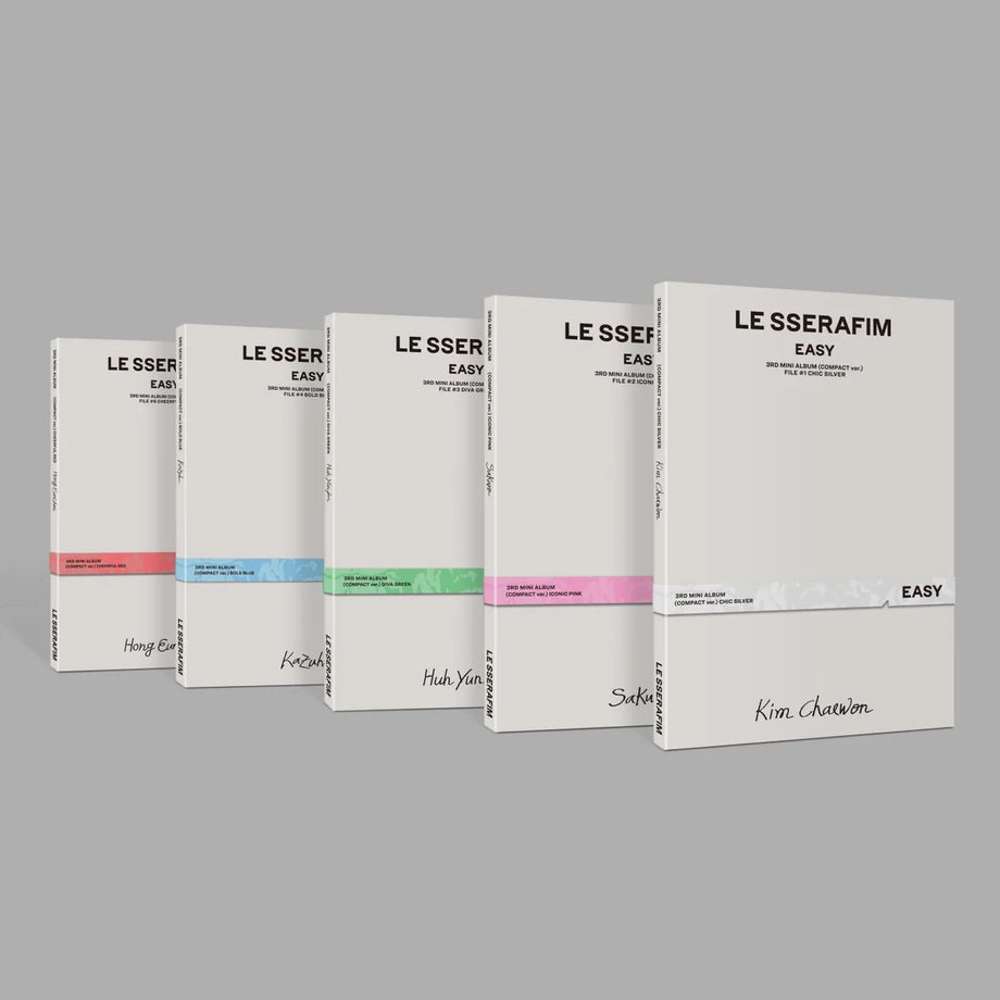 セット CD EASYブックレット SSERAFIM LE × 【公式通販】 10セット × セット CD EASYブックレット SSERAFIM LE 10セット K-POP・アジア