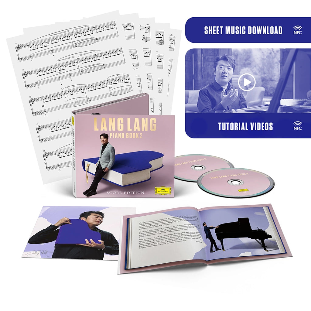 Piano Book 2 (Score Edition 2CD + Store Exclusive Signed Art Card CD Sized) - Lang Lang - platenzaak.nl
