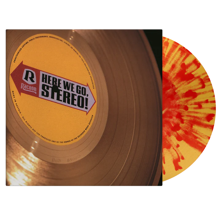 Here We Go, Stereo! (Translucent Yellow LP) - Racoon - platenzaak.nl