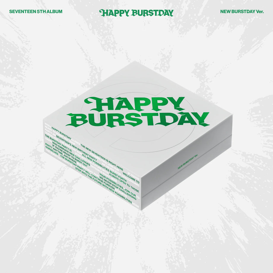 SEVENTEEN HAPPYBURSTDAY ⑱ 5th Studio Album 'HAPPY BURSTDAY' (NEW BURSTDAY Version) (CD