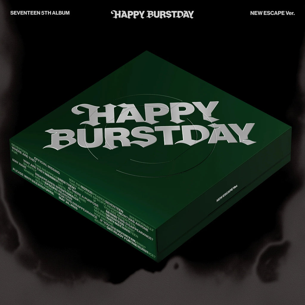 5th Studio Album ’HAPPY BURSTDAY’ (NEW ESCAPE Version) (CD) - SEVENTEEN - platenzaak.nl