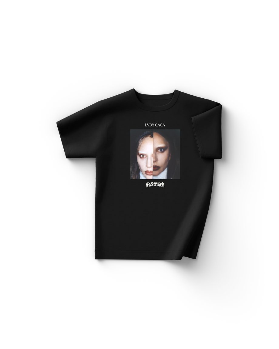 MAYHEM DUAL PHOTO TEE - Lady Gaga | Platenzaak.nl