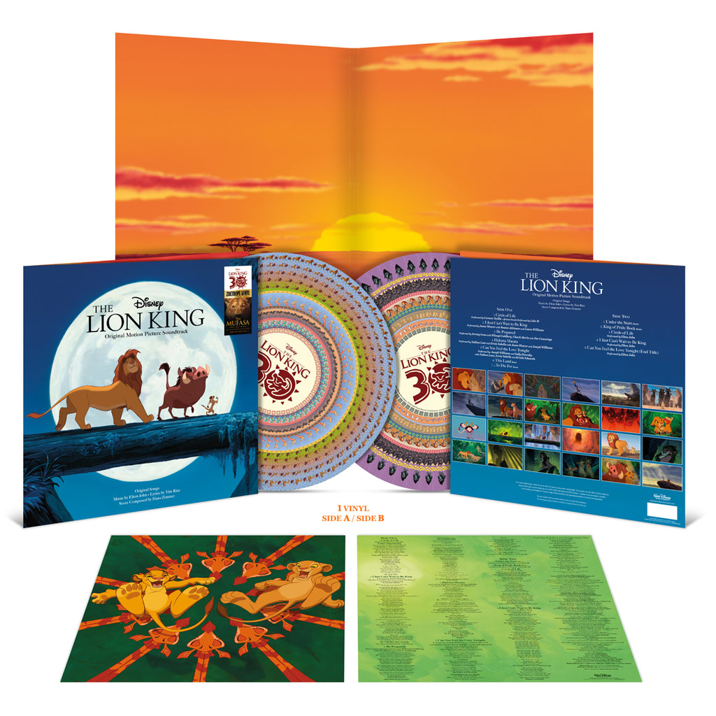 The Lion King Original Motion Picture Soundtrack (30th Anniversary Zoetrope LP) - Various Artists - platenzaak.nl