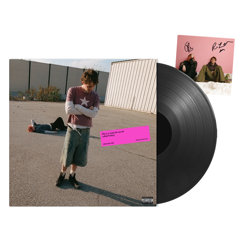 (hickey) standard charcoal vinyl + signed artcard - Royel Otis - platenzaak.nl