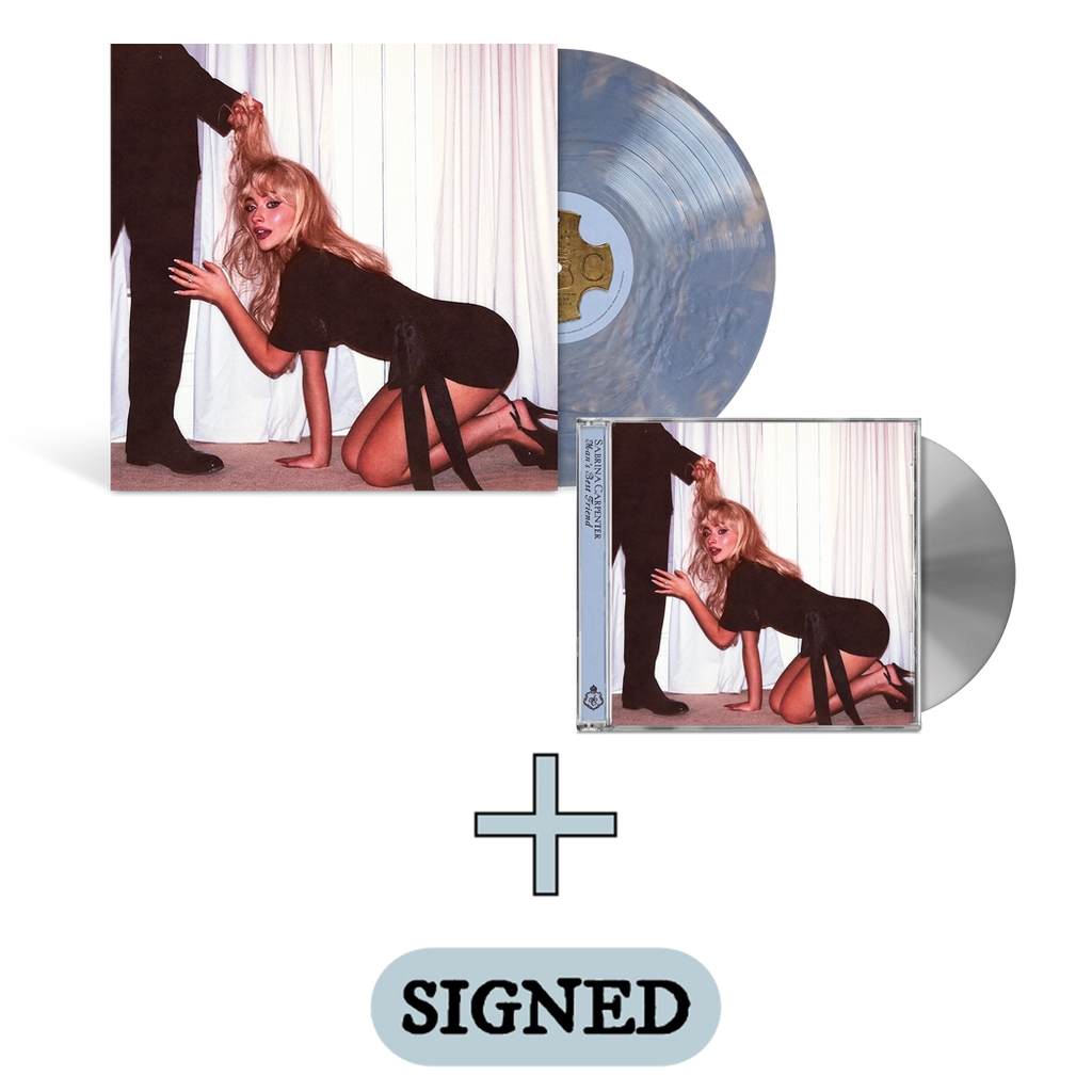 Man's Best Friend D2C Luxe Packaging LP + Standard CD + CD Sized Signed Art card - Sabrina Carpenter - platenzaak.nl