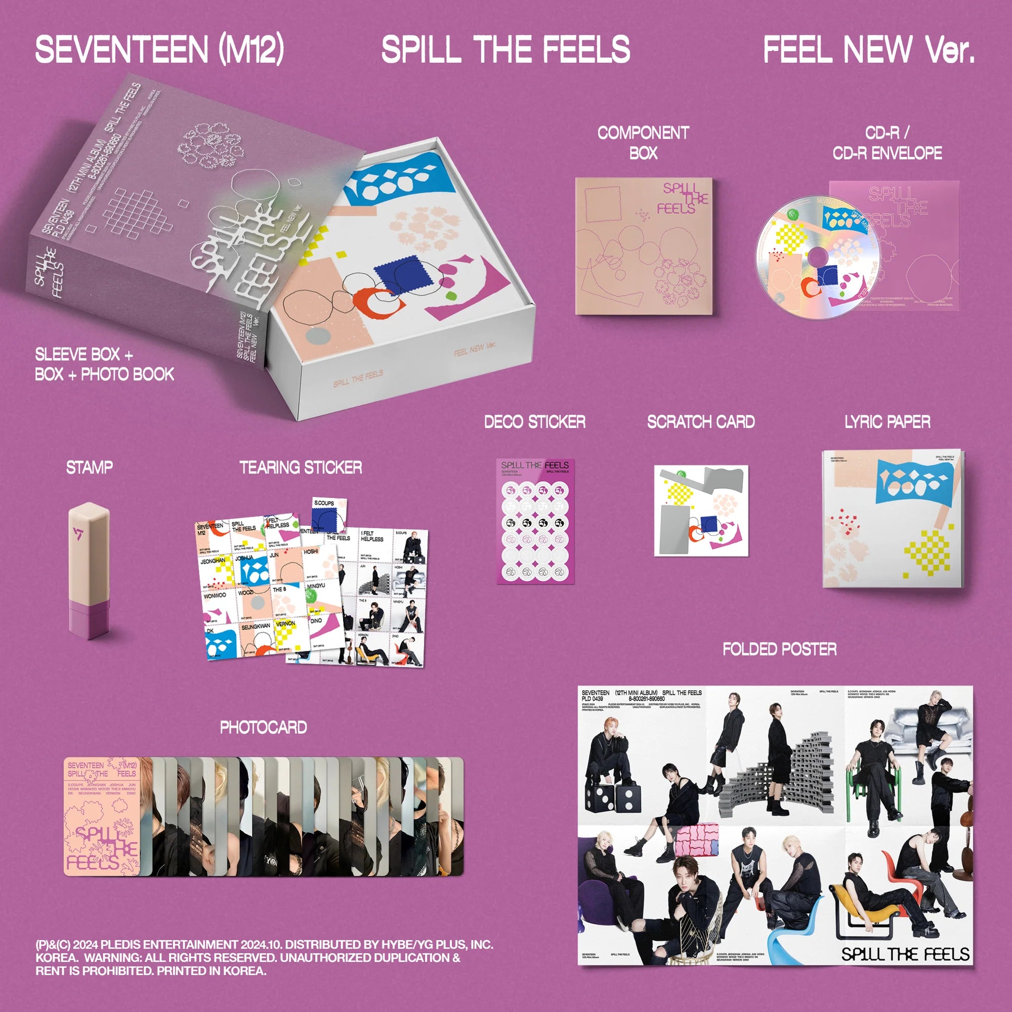 12th Mini Album 'SPILL THE FEELS' (FEEL NEW Version) (CD