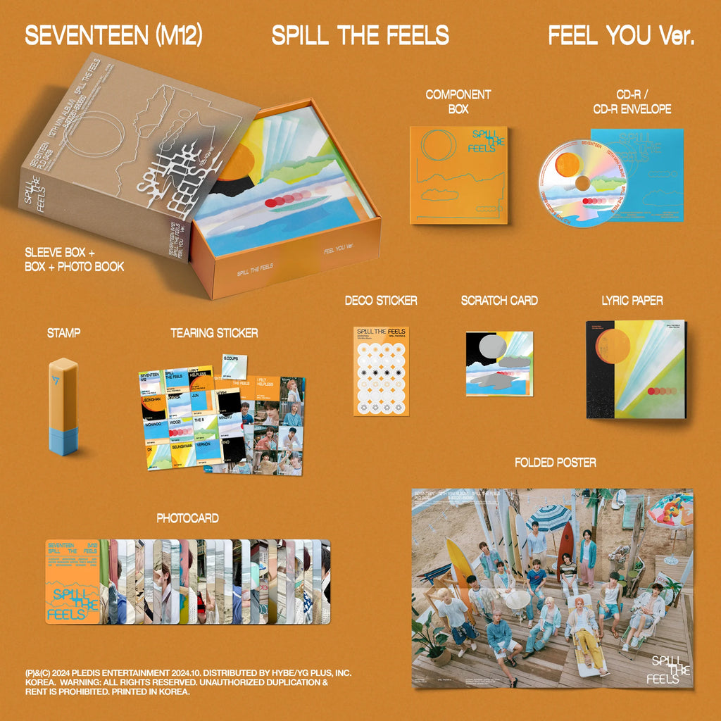 12th Mini Album ’SPILL THE FEELS’ (FEEL YOU Version) (CD) - SEVENTEEN - platenzaak.nl