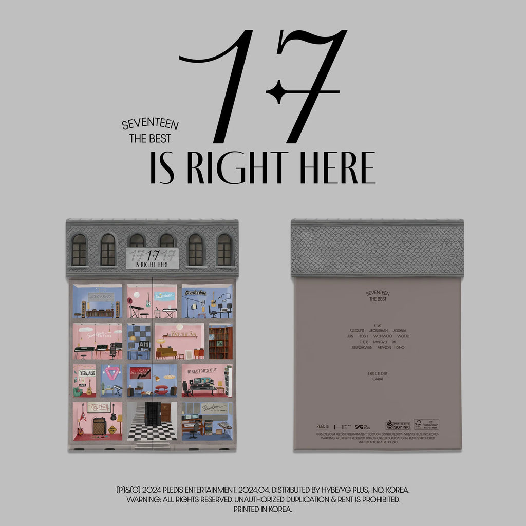SEVENTEEN BEST ALBUM ’17 IS RIGHT HERE’ (HEAR Version) (CD) - SEVENTEEN - platenzaak.nl