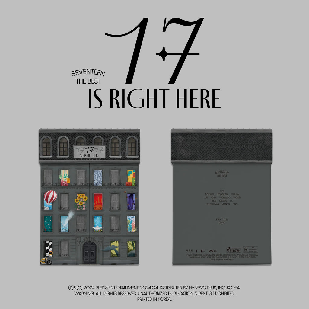 SEVENTEEN BEST ALBUM ’17 IS RIGHT HERE’ (HERE Version) (CD) - SEVENTEEN - platenzaak.nl