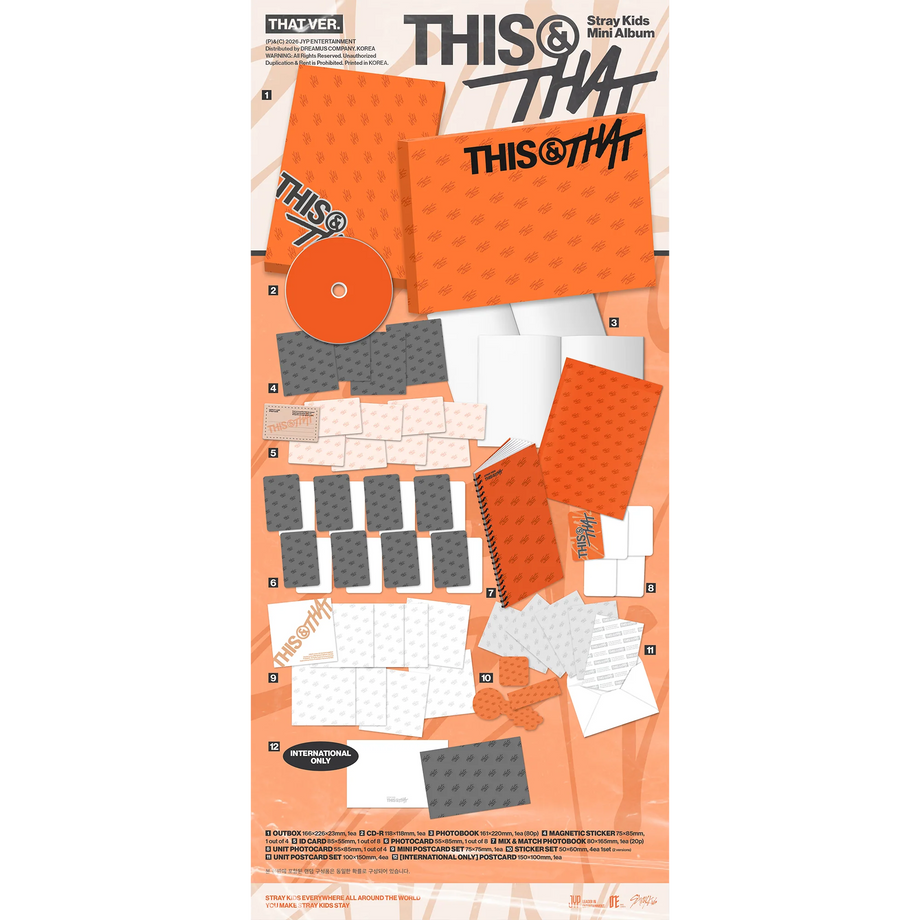 StrayKids THIS & THAT 24枚 THIS & THAT (THAT VER.) - Stray Kids | Platenzaak.nl