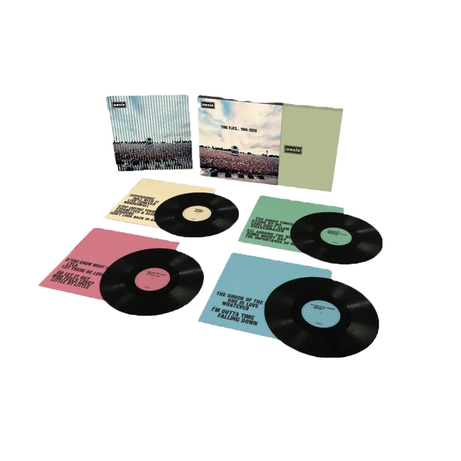 oasis レコード TIME FLIES 4LP Time Flies 1994-2009 (15th Anniversary Edition 4LP) - Oasis