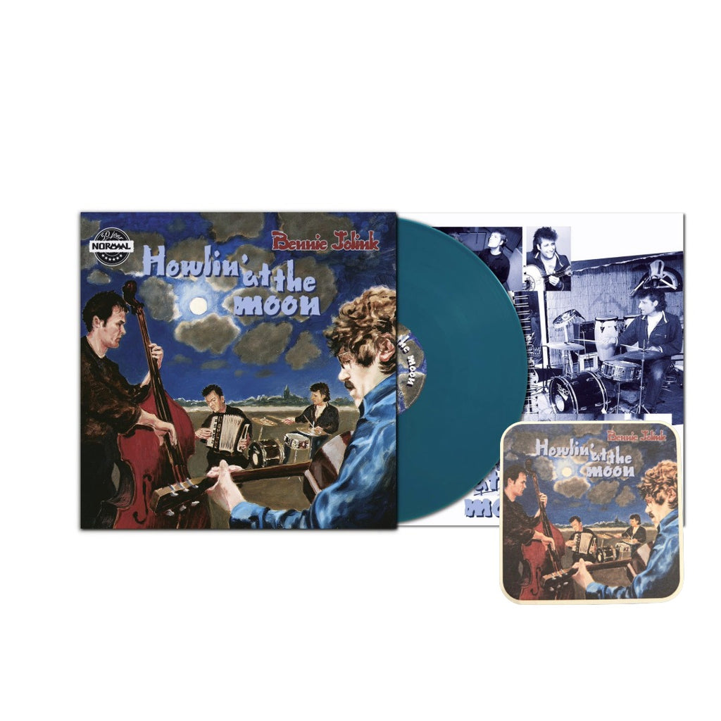 Howlin' At The Moon (Aquamarine LP + Bierviltje) - Bennie Jolink