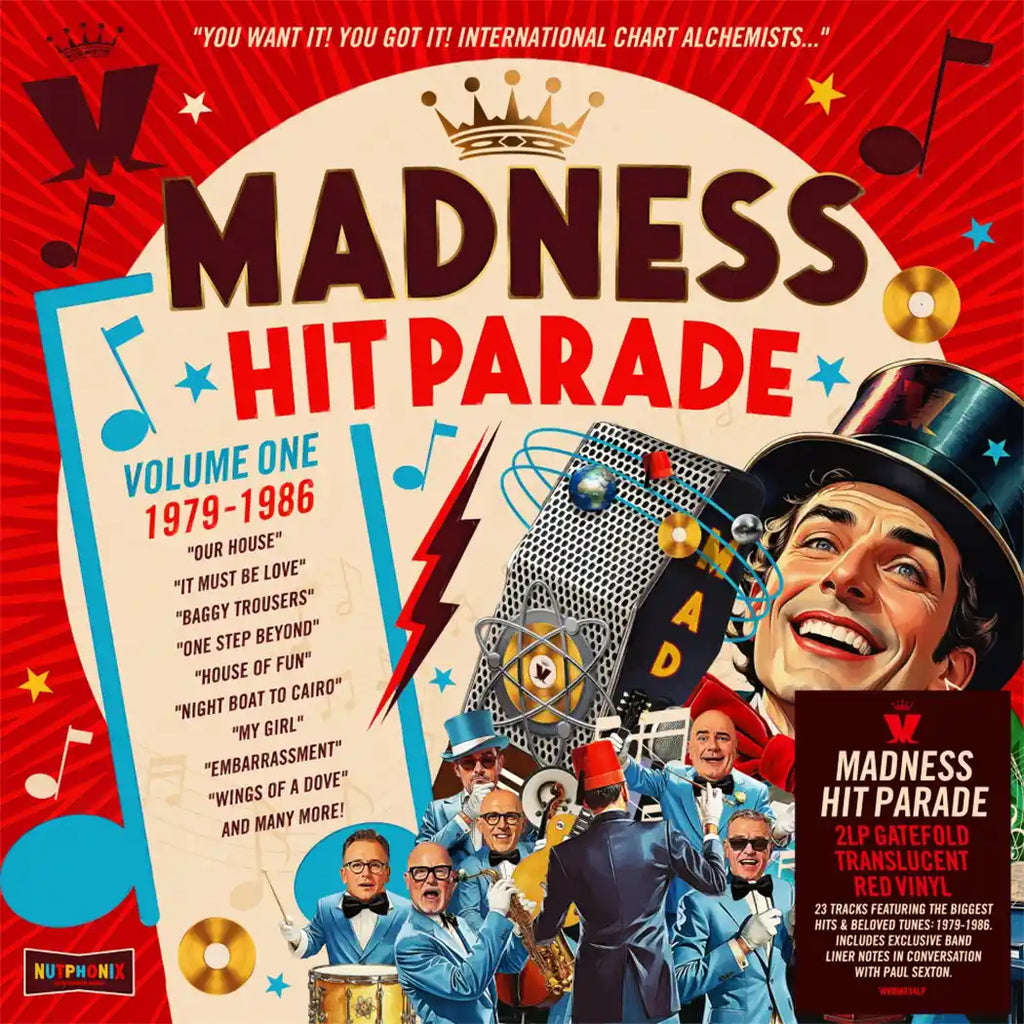 Hit Parade Volume 1 1979 - 1986 (Red & Translucent Blue 2LP) - Madness - platenzaak.nl
