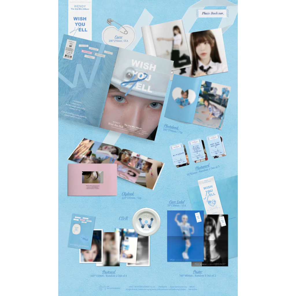 The 2nd Mini Album ’Wish You Hell’ (Photo Book Version) (CD) - WENDY - platenzaak.nl