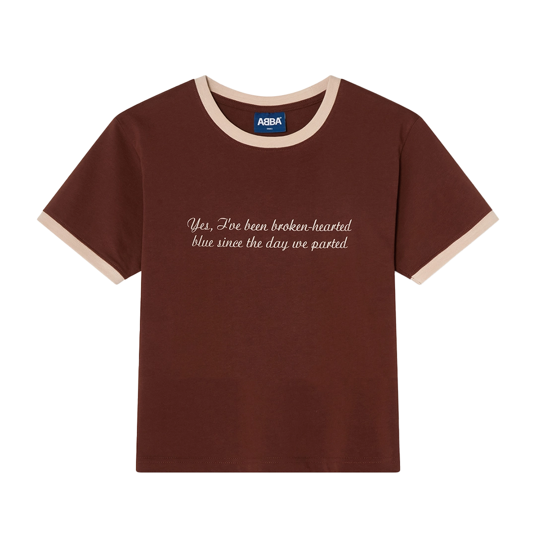 'Mamma Mia' Ringer Baby Tee - ABBA | Platenzaak.nl