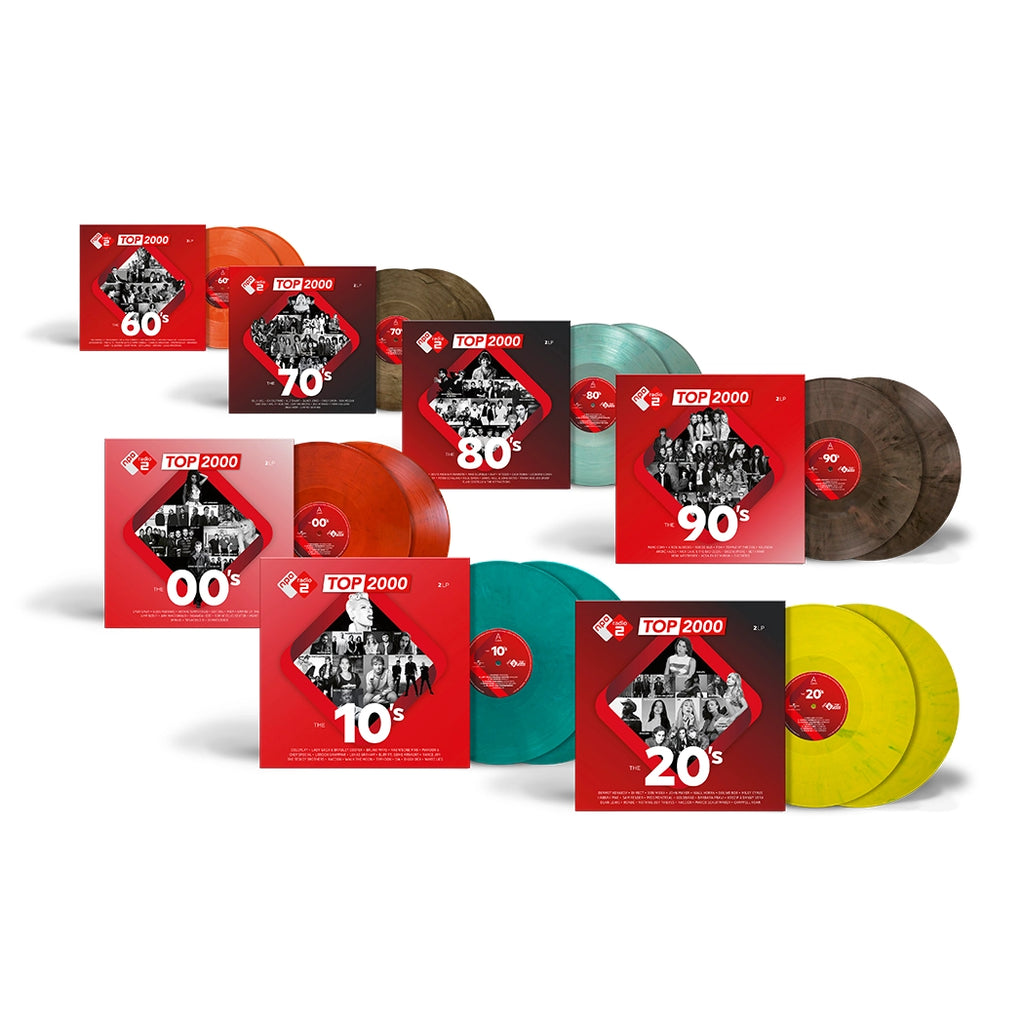 Top 2000 Decades Serie (14LP) - Various Artists - platenzaak.nl