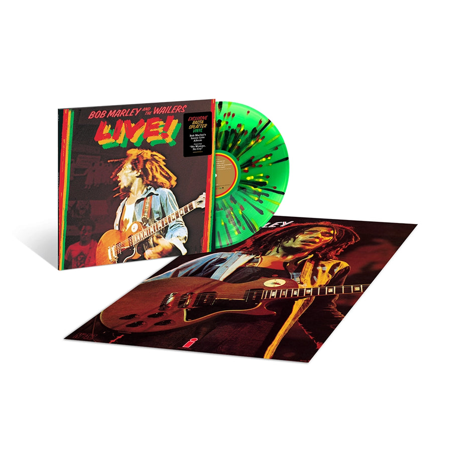 Live! (Store Exclusive Green & Splattered Black LP) - Bob Marley