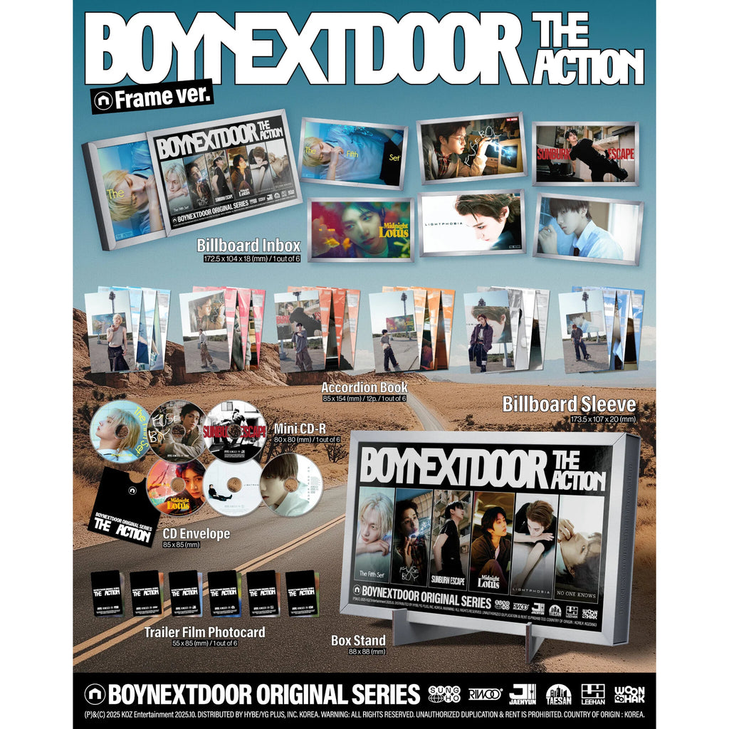 5th EP [The Action] (Frame ver. CD) - BOYNEXTDOOR | Platenzaak.nl