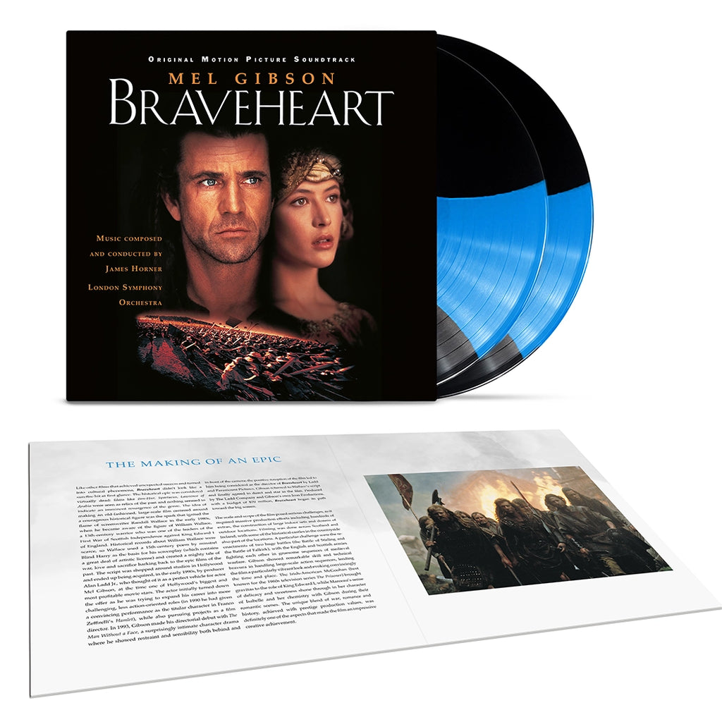 Braveheart (30th Anniversary Edition Tri Coloured 2LP) - Various Artists - platenzaak.nl