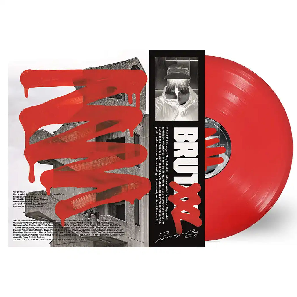 BRUTXXL (Transparent Red 2LP) - Zwangere Guy - platenzaak.nl