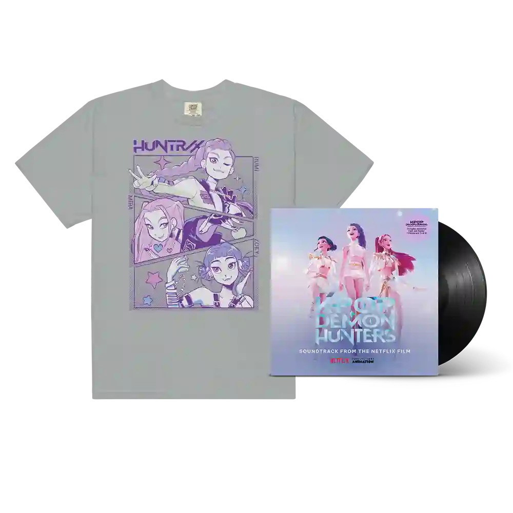 KPop Demon Hunters (Soundtrack from the Netflix Film) LP + HUNTR/X T-Shirt - KPop Demon Hunters - platenzaak.nl