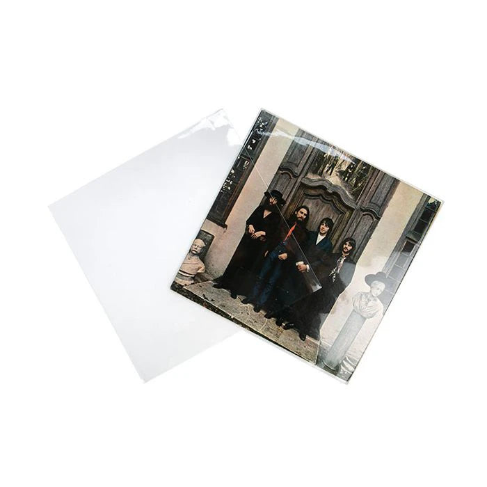 Protected LP Gramophone Records Inner Cases with Lining Deluxe (100 pcs), White, Retro, Blue, Classic Protected LP Gramophone Records Inner Cases with Lining Deluxe (100 pcs), White, Retro, Blue, Classic
