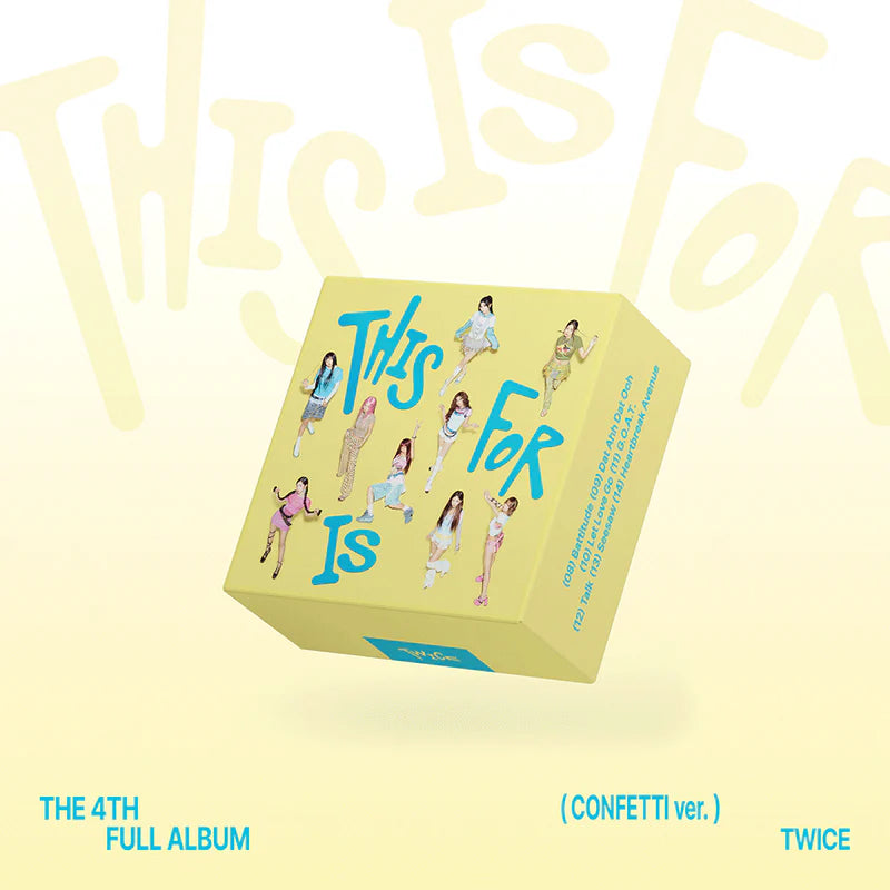 THIS IS FOR (CONFETTI Version) (CD) - TWICE - platenzaak.nl