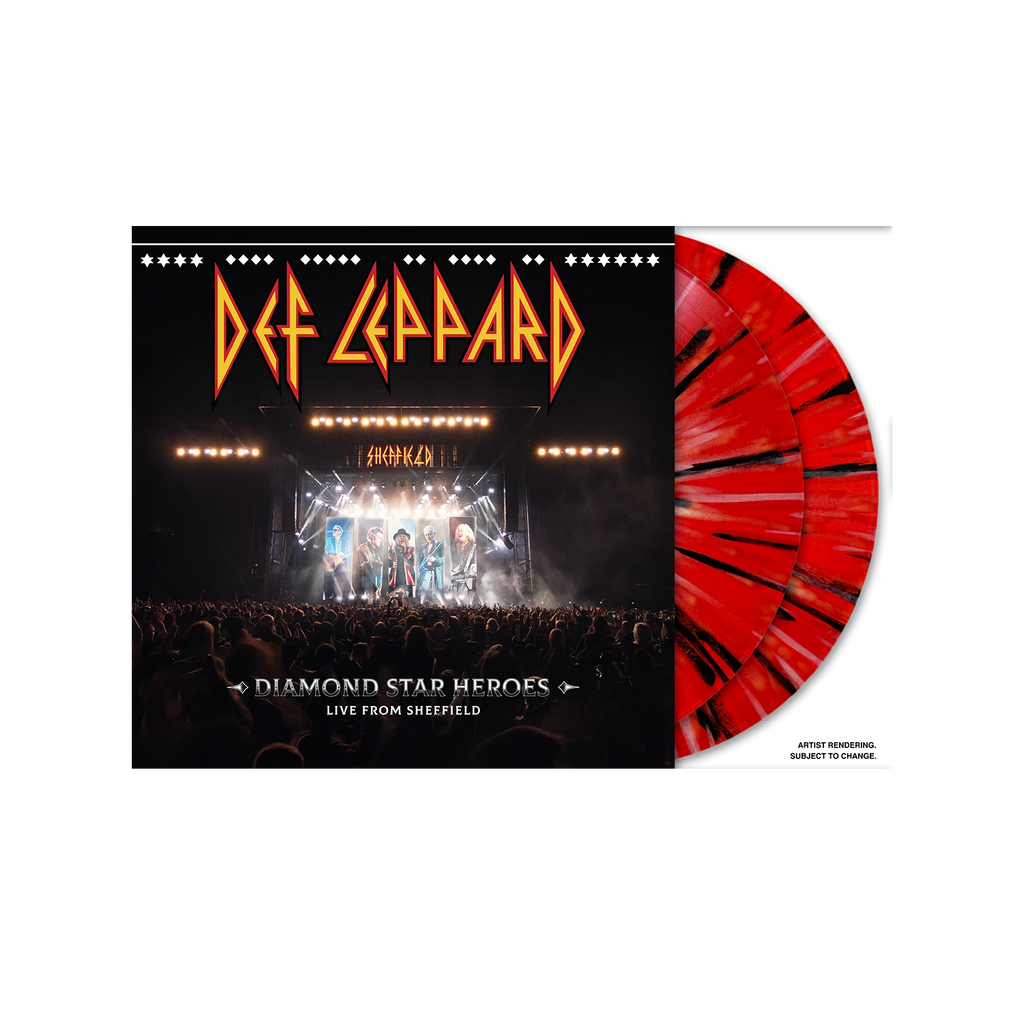 Diamond Star Heroes Live From Sheffield (Splattered 2LP) - Def Leppard - platenzaak.nl