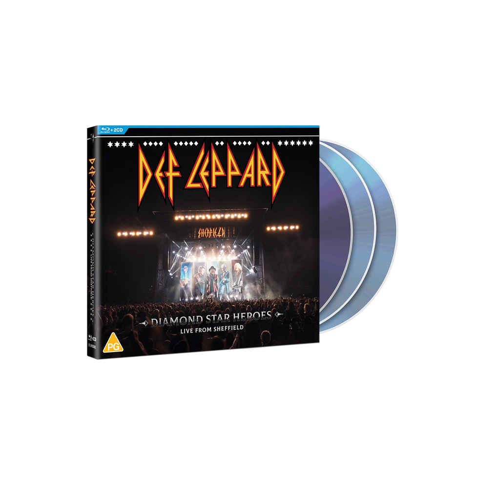 Diamond Star Heroes Live From Sheffield (2CD + Blu-Ray) - Def Leppard - platenzaak.nl