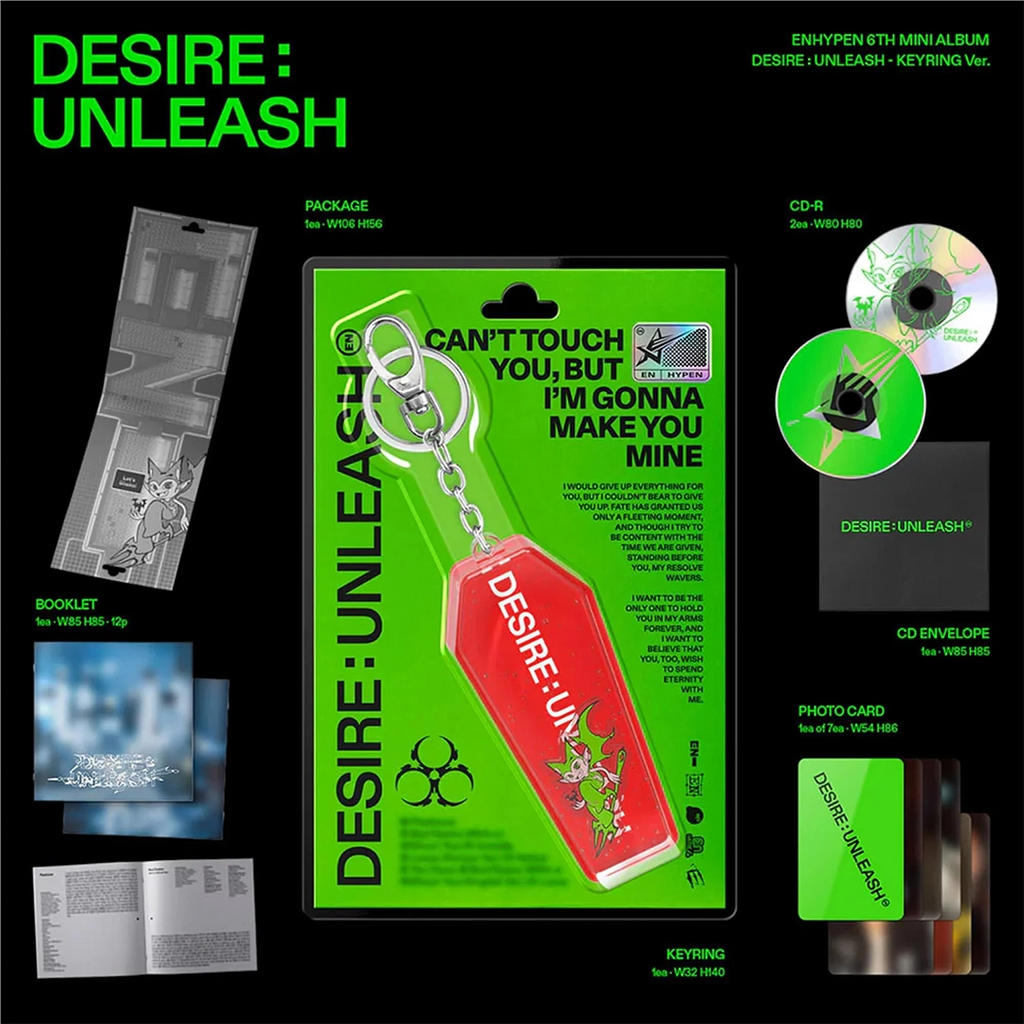 DESIRE : UNLEASH (KEYRING Ver.) - ENHYPEN | Platenzaak.nl DESIRE : UNLEASH (KEYRING Ver.) - ENHYPEN | Platenzaak.nl