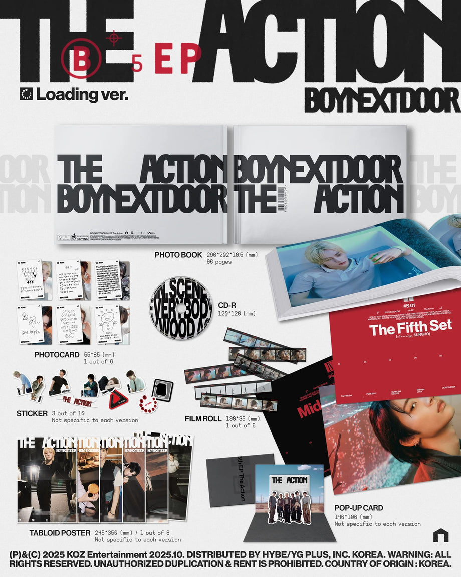 5th EP [The Action] (Loading ver. CD) - BOYNEXTDOOR | Platenzaak.nl