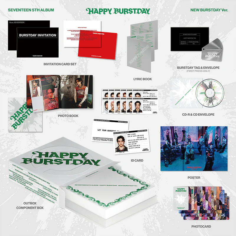 5th Studio Album 'HAPPY BURSTDAY' (NEW BURSTDAY Version) (CD