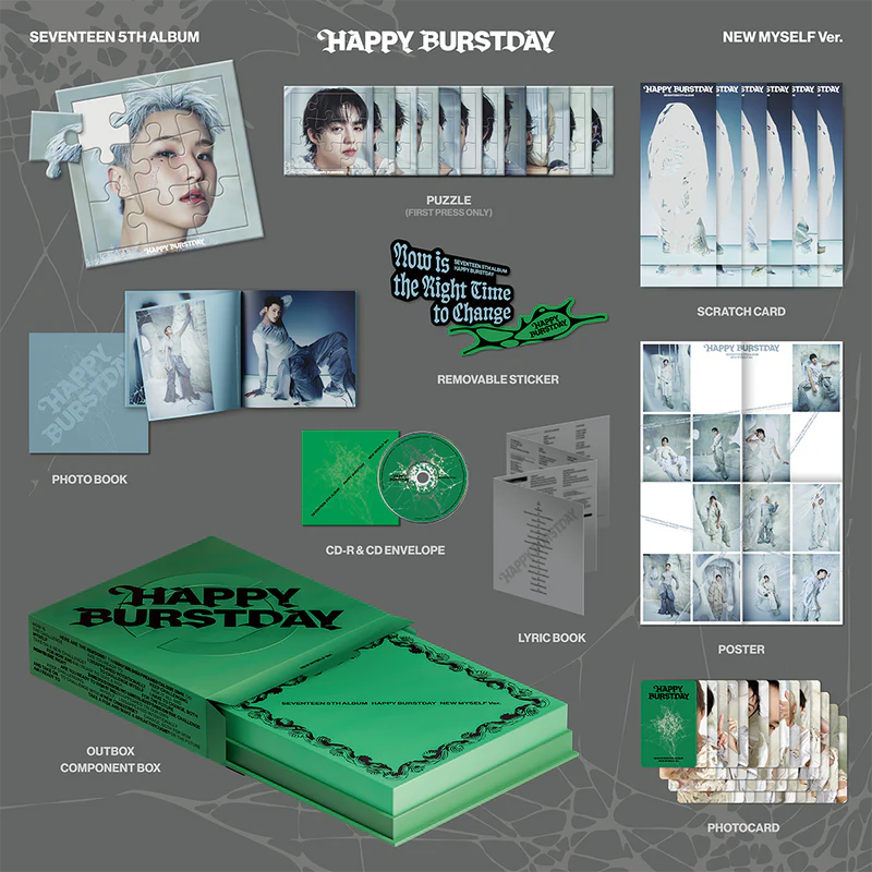 5th Studio Album 'HAPPY BURSTDAY' (NEW MYSELF Version) (CD