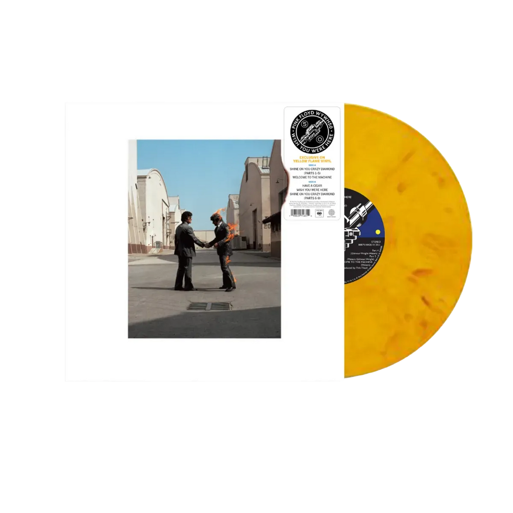 Wish You Were Here (50th Anniversary Yellow Flame LP) - Pink Floyd - platenzaak.nl